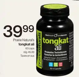 Avril Prairie Natural's tongkat ali offer