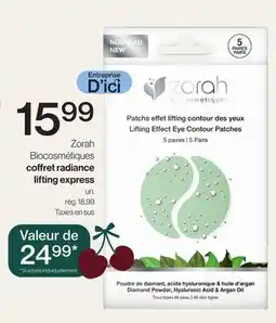 Avril Coffret radiance lifting express offer