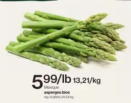 Avril asperges bios offer