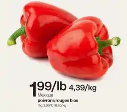 Avril poivrons rouges bios offer