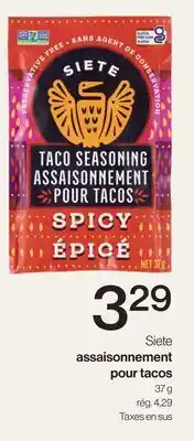 Avril Assaisonnement pour tacos offer