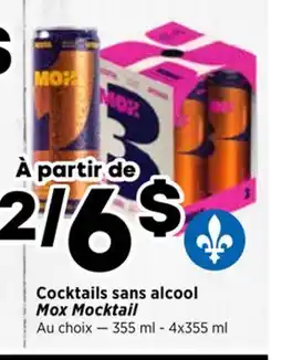 Val-Mont Cocktails sans alcool Mox Mocktail offer