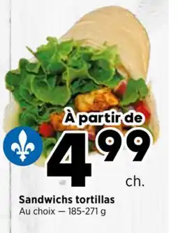 Val-Mont Sandwichs tortillas offer