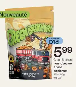 Avril Green Brothers hors-d' œuvre à base de plantes offer