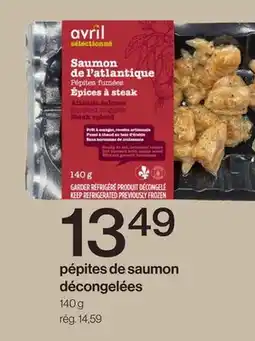 Avril Pépites de saumon décongelées offer
