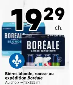 Val-Mont Bières blonde, rousse ou expédition Boréale offer