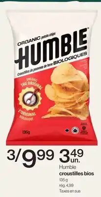 Avril Humble croustilles bios offer