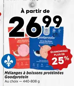 Val-Mont Mélanges à boissons protéinées Goodprotein offer