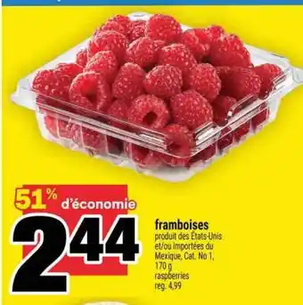 Super C FRAMBOISES offer