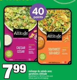 Super C MÉLANGE DE SALADE AVEC GARNITURES ATTITUDE offer