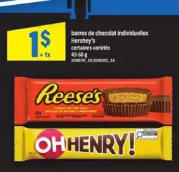 Maxi barres de chocolat individuelles offer