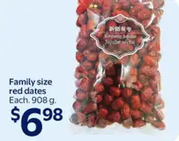 Walmart Family Size red dates offer