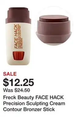 Sephora Freck Beauty FACE HACK Precision Sculpting Cream Contour Bronzer Stick offer
