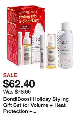 Sephora BondiBoost Holiday Styling Gift Set for Volume + Heat Protection + Flyaway Control offer