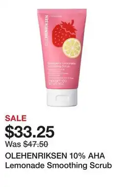 Sephora OLEHENRIKSEN 10% AHA Lemonade Smoothing Scrub​ offer