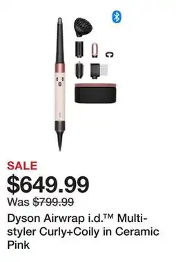 Sephora Dyson Airwrap i.d. Multi-styler Curly+Coily in Ceramic Pink offer