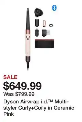 Sephora Dyson Airwrap i.d. Multi-styler Curly+Coily in Ceramic Pink offer