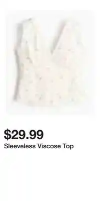 H&M Sleeveless Viscose Top offer