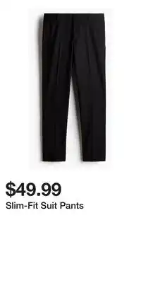 H&M Slim-Fit Suit Pants offer