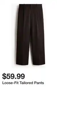 H&M Loose-Fit Tailored Pants offer
