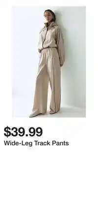 H&M Wide-Leg Track Pants offer