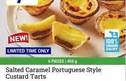M & M Food Market Salted Caramel Portuguese Style Custard Tarts offer
