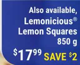 M & M Food Market Lemonicious Lemon Squares offer