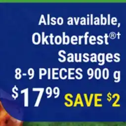 M & M Food Market Oktoberfest † Sausages offer