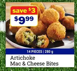 M & M Food Market Artichoke Mac & Cheese Bites offer
