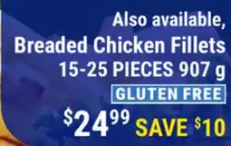 M & M Food Market Breaded Chicken Fillets offer