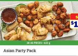 M & M Food Market Asian Party Pack offer