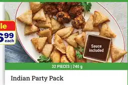 M & M Food Market Indian Party Pack offer