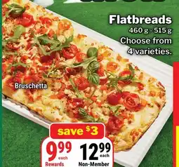 M & M Food Market Flatbreads Bruschetta offer