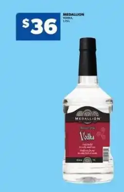 Real Canadian Liquorstore Medallion Vodka offer