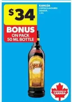 Real Canadian Liquorstore Kahlúa Coffee Flavoured Liqueur offer