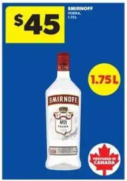 Real Canadian Liquorstore Smirnoff Vodka offer