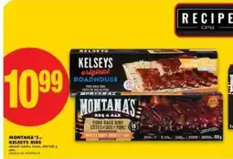 No Frills MONTANA'S or KELSEY'S RIBS offer