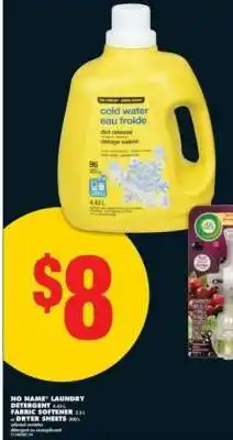 No Frills NO NAME Laundry Detergent offer