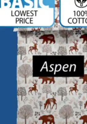JYSK FLANNEL DUVET COVER SET offer