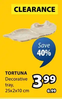 JYSK TORTUNA Decorative tray offer