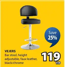 JYSK VEJERS Bar stool offer