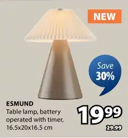 JYSK ESMUND Table lamp offer