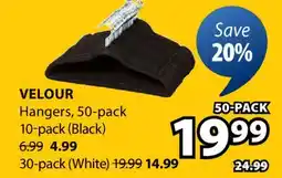 JYSK VELOUR Hangers offer