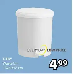 JYSK UTBY Waste bin offer