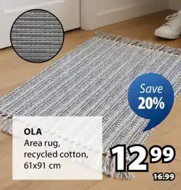 JYSK OLA Area rug offer