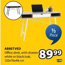 JYSK ABBETVED Office desk offer