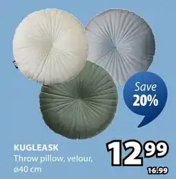 JYSK KUGLEASK Throw pillow offer