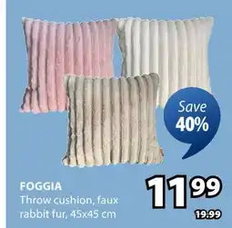 JYSK FOGGIA Throw cushion offer