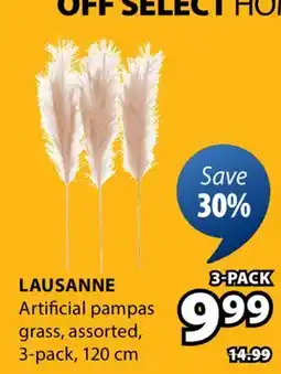 JYSK LAUSANNE Artificial pampas grass offer