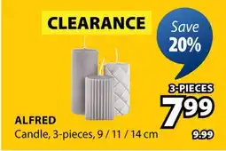 JYSK ALFRED Candle offer